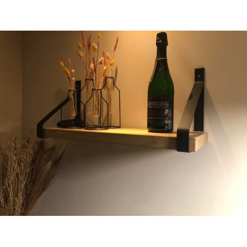 Eiken Wandplank Strak